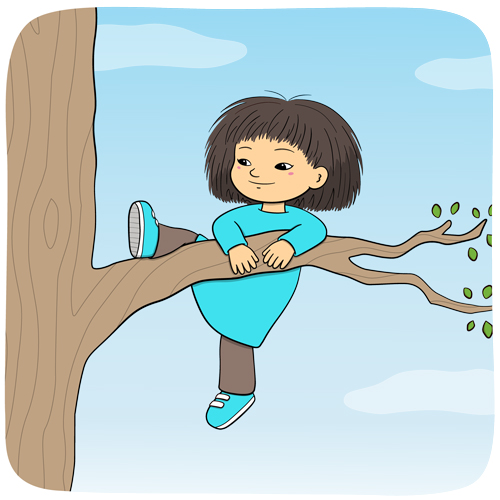 Minja klättrar bildruta 2